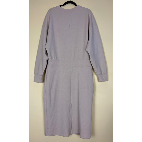RHONE Dreamglow Long Sleeve Sweatshirt Dress Sand Women Size XL Casual Comfort - Picture 7 of 11